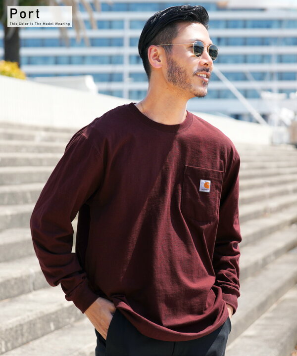 楽天市場】【半額】【送料無料】カーハート ロンT◇Carhartt ポケット 