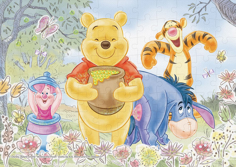 Epo 72 010 ディズニー Winnie The Pooh くまのプーさん Sweet Flowers 108ピース 日本正規代理店品 ジグソーパズル Puzzle Cp Pd Decoration パズル プレゼント 布パズル パズデコ ギフト デコレーション