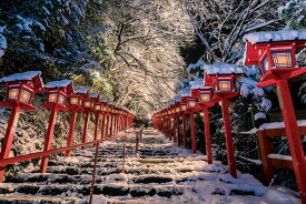 ジグソーパズル YAM-10-1435 冬織りなす絶景 貴船神社（京都） 1000ピース やのまん パズル Puzzle ギフト 誕生日 プレゼント