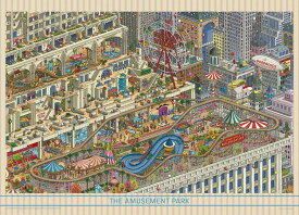 ジグソーパズル ビルの上の遊園地 500ピース カミガキヒロフミ YAM-05-1074 やのまん パズル Puzzle ギフト 誕生日 プレゼント