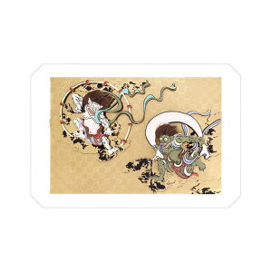 ENS-SA-C03 俵屋宗達 風神雷神図屏風 ペーパーシャドーアートプラス エンスカイ 雑貨 PAPER SHADOW ART ペーパーシャドーアート ギフト 誕生日 プレゼント 誕生日プレゼント クラフト ホビー