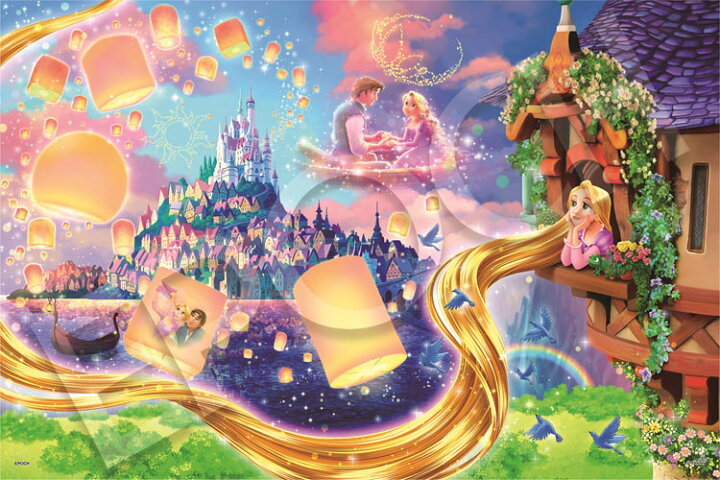 楽天市場】ジグソーパズル 1000ピース Rapunzel -Waiting For the 