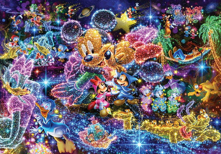 楽天市場 Ten Ds1000 771 ディズニー 星空に願いを オールキャラクター 1000ピース ジグソーパズル テンヨー あす楽 ジグソークラブ楽天市場店
