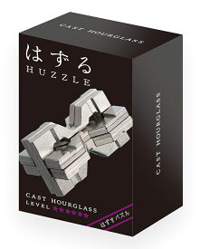 立体パズル HAN-07503 キャスト アワーグラス 4ピース はずる ハナヤマ パズル Puzzle ギフト 誕生日 プレゼント 知恵の輪