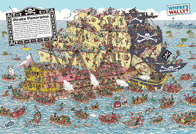 ジグソーパズル Where's Wally? 海賊船パニック 2000ピース ウォーリーをさがせ！ BEV-S92-506 ビバリー パズル Puzzle ギフト 誕生日 プレゼント 誕生日プレゼント