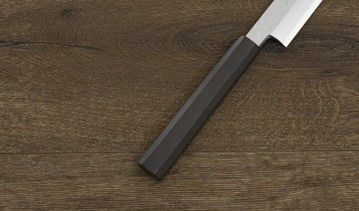 楽天市場】青一 ダマスカス 黒檀 刺身 300mm 實光包丁(堺包丁) jk_h 