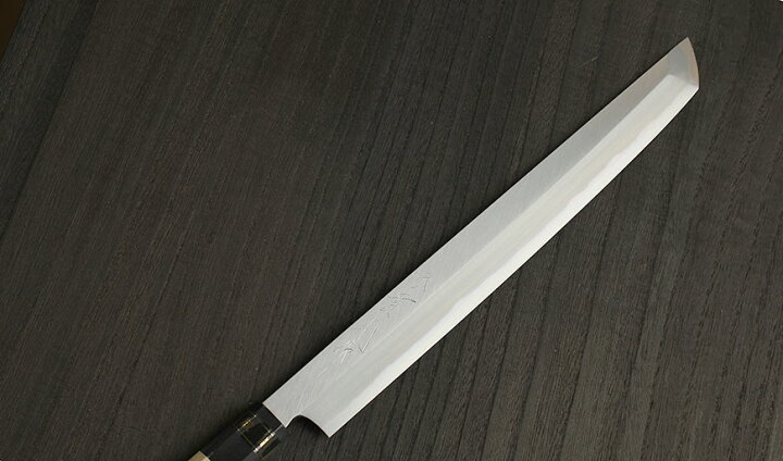 楽天市場】青二（紋鍛） 刺身先丸 210mm 實光包丁(堺包丁) 贈り物 