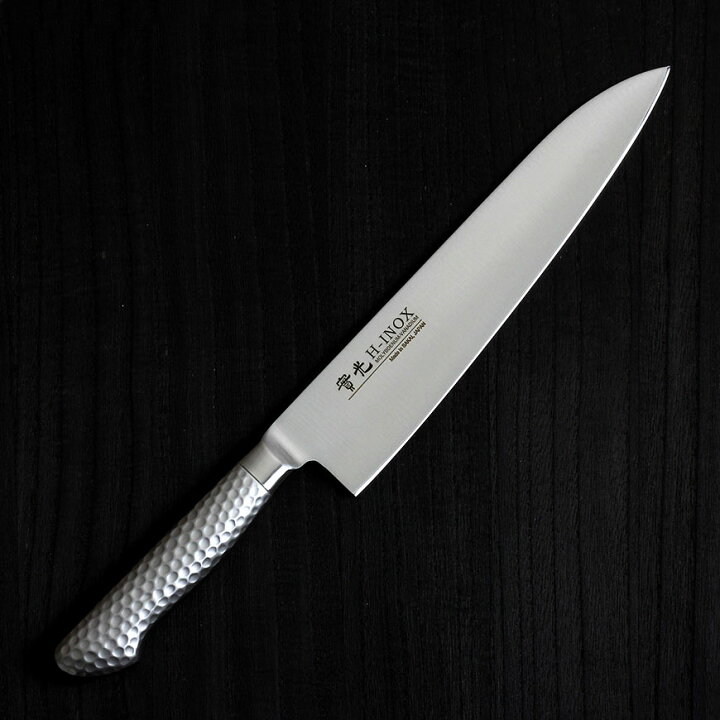 楽天市場】モナカ ツバ付 牛刀 240mm 實光包丁(堺包丁) 堺 名入れ 日本  