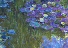 クロード・モネ　睡蓮　A2(420mm×594mm）アートポスター 絵画 日本製 インテリア 壁紙