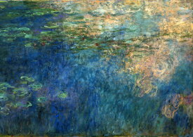 モネ　睡蓮　A2(420mm×594mm）アートポスター 日本製 絵画 インテリア 壁紙