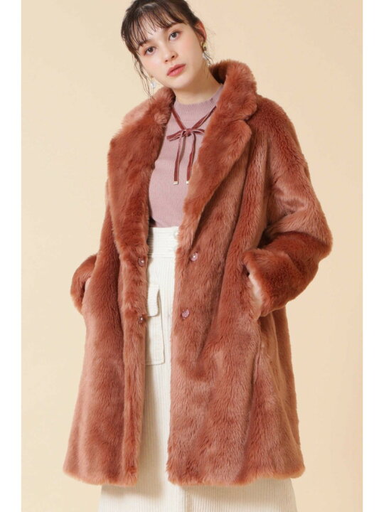 楽天市場】【SALE／70%OFF】◇フェイクファーロングコート JILL by  