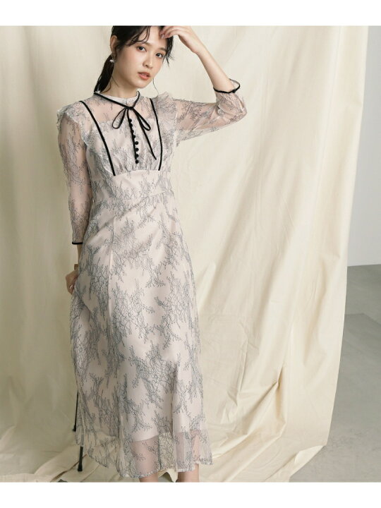 楽天市場】ポイントベロアレースワンピース JILL by JILL STUART ジル 