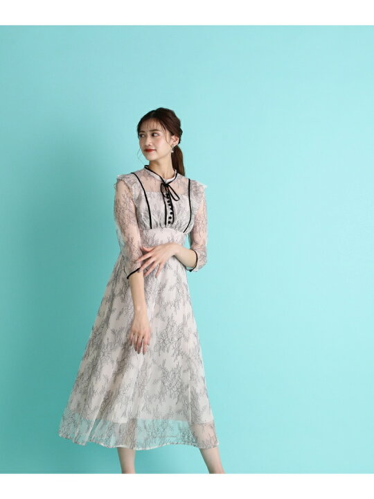 楽天市場】ポイントベロアレースワンピース JILL by JILL STUART ジル 