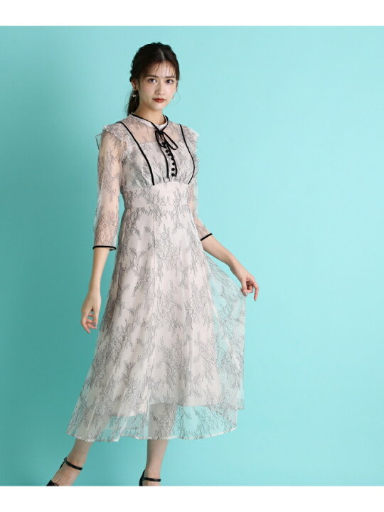 楽天市場】ポイントベロアレースワンピース JILL by JILL STUART ジル  