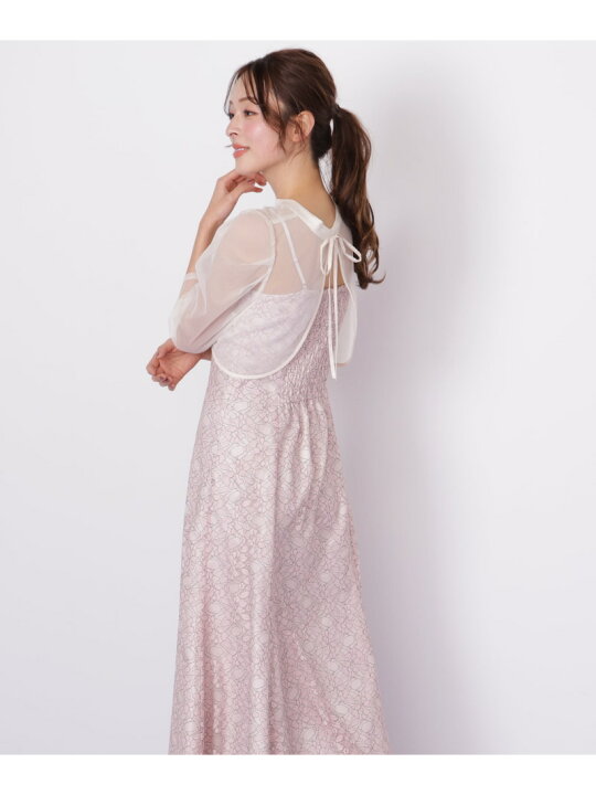 レイヤードレースキャミワンピース JILL by JILL STUART ジル バイ ジル スチュアート ワンピース・ドレス ワンピース ピンク ブルー 送料無料 Rakuten Fashion JILL by JILL STUART