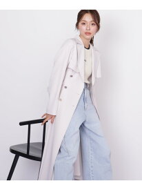 プリンセスライントレンチコート JILL by JILL STUART ジル バイ ジル スチュアート ジャケット・アウター その他のジャケット・アウター ピンク ホワイト グレー ベージュ【送料無料】[Rakuten Fashion]