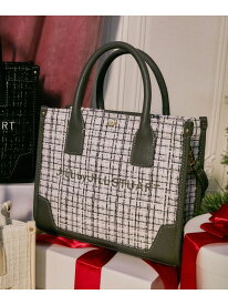 ツイードショルダートート JILL by JILL STUART ジル バイ ジル スチュアート バッグ その他のバッグ ホワイト グレー ブラック【送料無料】[Rakuten Fashion]
