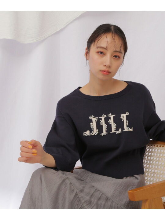 楽天市場】ロゴジャガードビジューニット JILL by JILL STUART ジル 