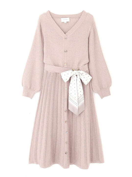 楽天市場】スカーフ付ニットワンピース JILL by JILL STUART ジル バイ  