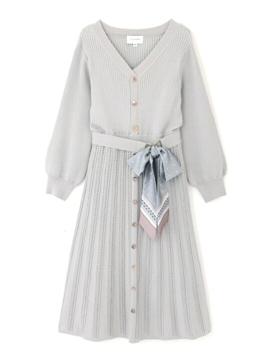 楽天市場】スカーフ付ニットワンピース JILL by JILL STUART ジル バイ  