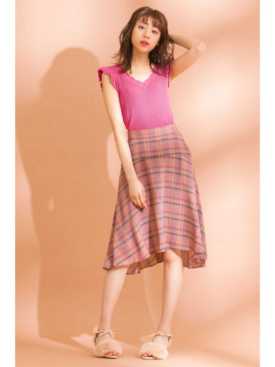 楽天市場】【SALE／60%OFF】ライトレノ チェックスカート JILL by JILL 