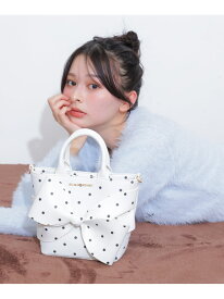 ノットリボンミニトートバッグ JILL by JILL STUART ジル バイ ジル スチュアート バッグ その他のバッグ ホワイト ブラック【先行予約】*【送料無料】[Rakuten Fashion]