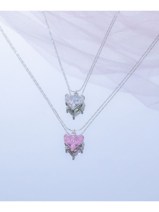 楽天市場】Cubic ハートネックレス JILL by JILL STUART ジル バイ 