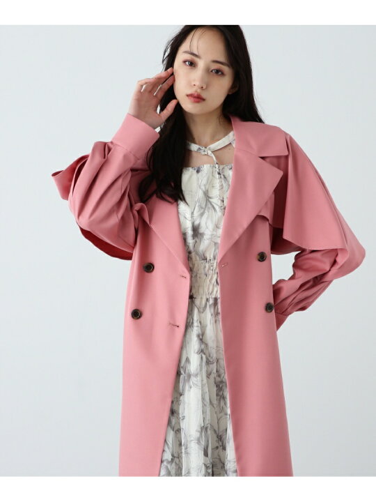 楽天市場】【SALE／64%OFF】ケープフリルトレンチコート WEB限定カラー 