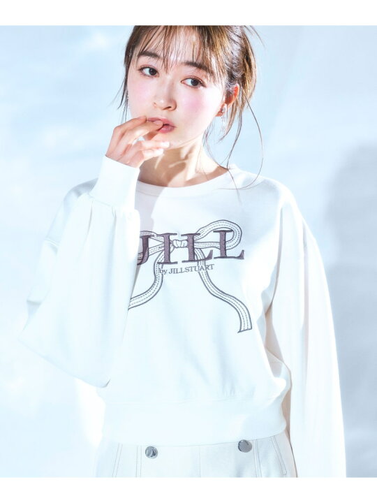 楽天市場】ビッグリボンロゴ刺繍スウェット JILL by JILL STUART ジル  