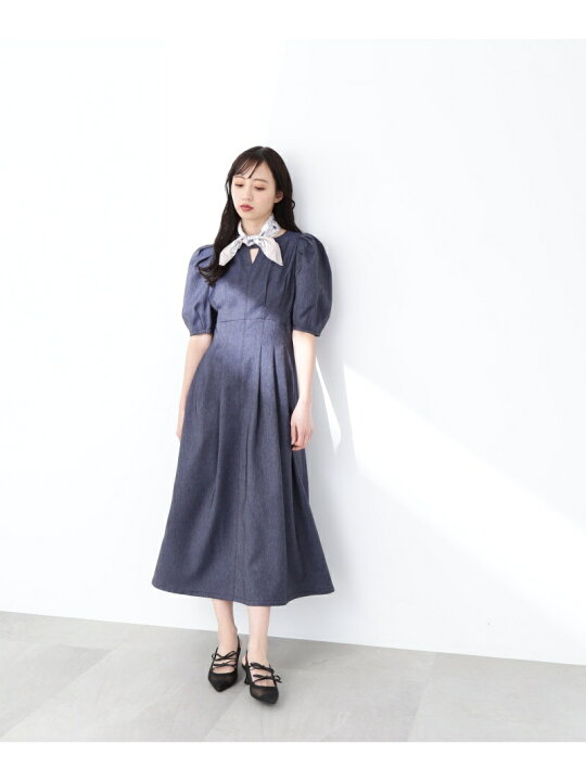 楽天市場】【SALE／37%OFF】スカーフツキタックウエストワンピース 