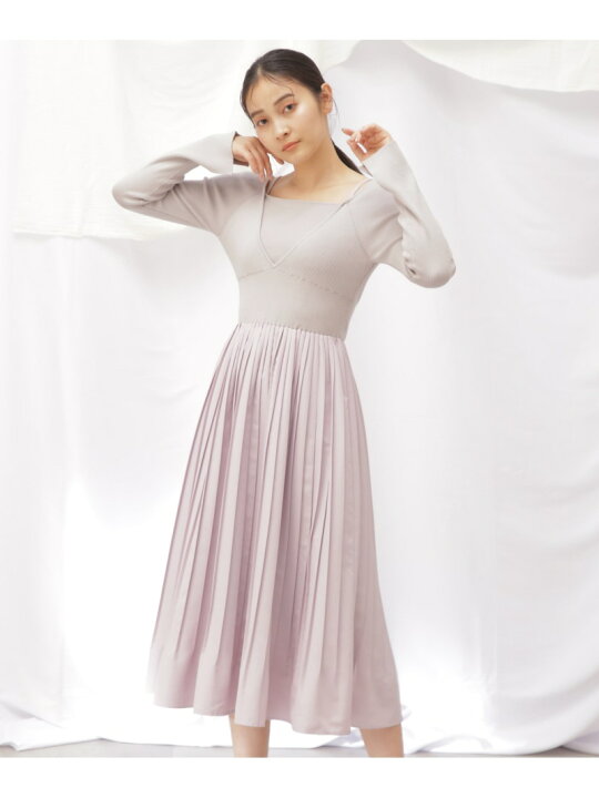 楽天市場】【SALE／50%OFF】◇プリーツドッキングワンピース JILL by  