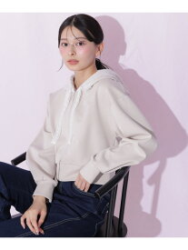 レーストリムフーディー JILL by JILL STUART ジル バイ ジル スチュアート トップス カットソー・Tシャツ ベージュ グレー ブラウン【送料無料】[Rakuten Fashion]