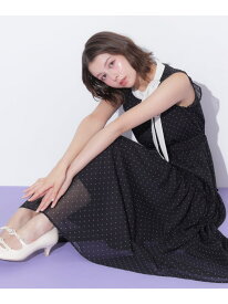 サイドリボンフレアワンピース JILL by JILL STUART ジル バイ ジル スチュアート ワンピース・ドレス ワンピース ブラック ホワイト ピンク【送料無料】[Rakuten Fashion]