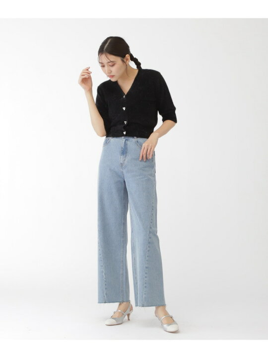 楽天市場】【SALE／37%OFF】カーブパネルストレートデニムパンツ JILL 