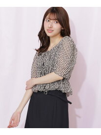 【SALE／30%OFF】シャーリングボレロアンサンブル JILL by JILL STUART ジル バイ ジル スチュアート トップス シャツ・ブラウス ブルー ベージュ ホワイト【RBA_E】【送料無料】[Rakuten Fashion]