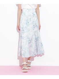 【SALE／50%OFF】フラワープリントフレアスカート JILL by JILL STUART ジル バイ ジル スチュアート スカート その他のスカート レッド グリーン【RBA_E】【送料無料】[Rakuten Fashion]