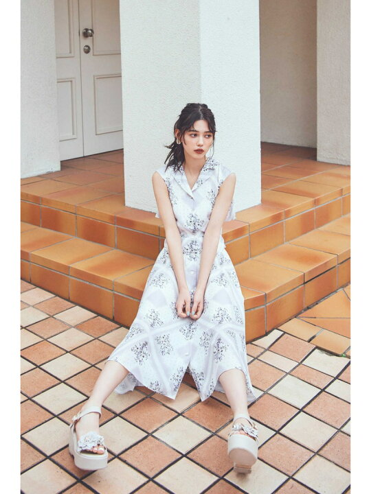 楽天市場】【SALE／30%OFF】フローラルハンカチーフワンピース JILL by  