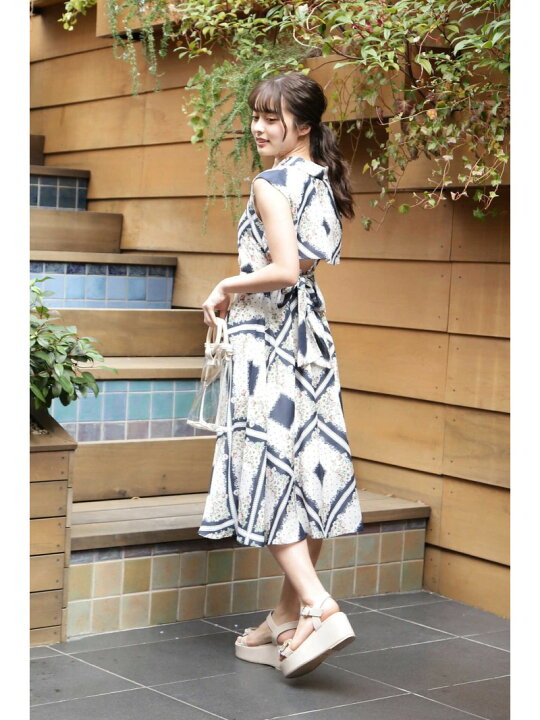 楽天市場】【SALE／30%OFF】フローラルハンカチーフワンピース JILL by  