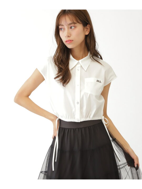 ウエストリボンノースリーブシャツ JILL by JILL STUART ジル バイ 