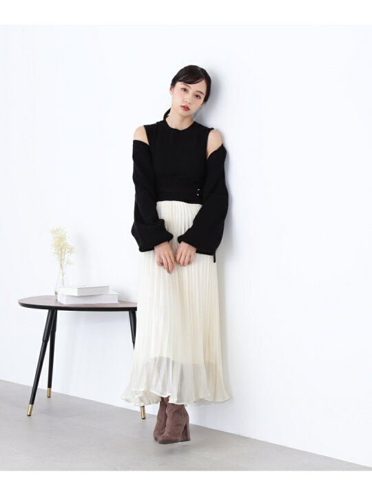 楽天市場】【SALE／50%OFF】プリーツドッキングワンピボレロSET JILL  