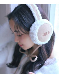 ロゴ刺繍フェイクムートンイヤーマフ JILL by JILL STUART ジル バイ ジル スチュアート 帽子 その他の帽子 ベージュ ブラウン【送料無料】[Rakuten Fashion]