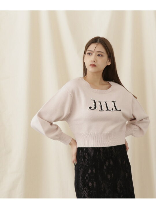 楽天市場】ロゴジャガードビジューニット JILL by JILL STUART ジル 