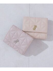 クロスJ キルト三つ折りウォレット JILL by JILL STUART ジル バイ ジル スチュアート 財布・ポーチ・ケース 財布 ブラック ホワイト ピンク【先行予約】*【送料無料】[Rakuten Fashion]