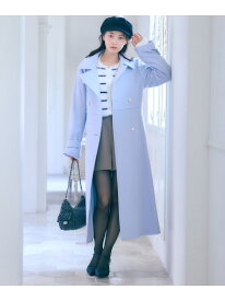 スタンドカラーウールレディコート JILL by JILL STUART ジル バイ ジル スチュアート ジャケット・アウター その他のジャケット・アウター ピンク ブルー ホワイト グレー【先行予約】*【送料無料】[Rakuten Fashion]