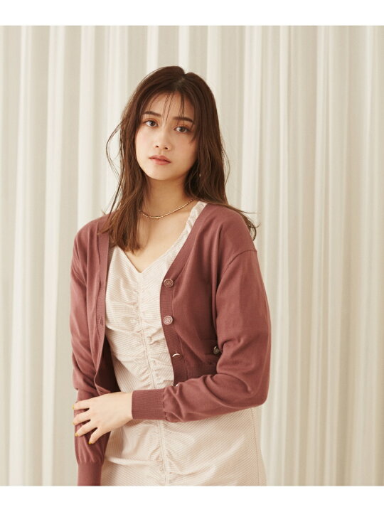 楽天市場】[UVカット・洗える]カラーカーディガン JILL by JILL STUART 