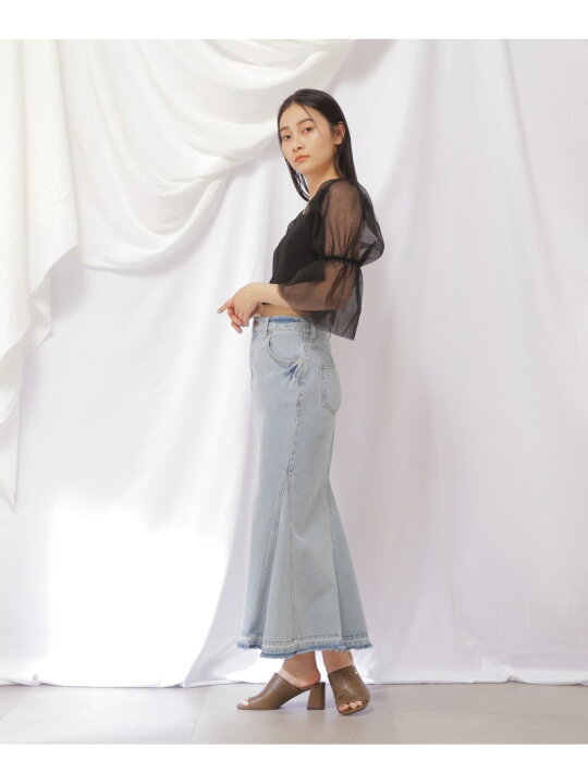楽天市場】【SALE／50%OFF】チュールスリーブビスチェブラウス JILL by 
