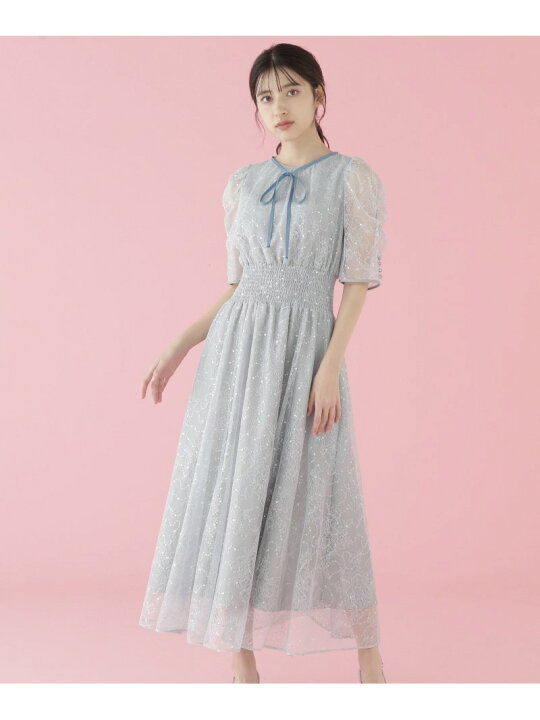 楽天市場】スパンコール付きレースワンピース JILL by JILL STUART  
