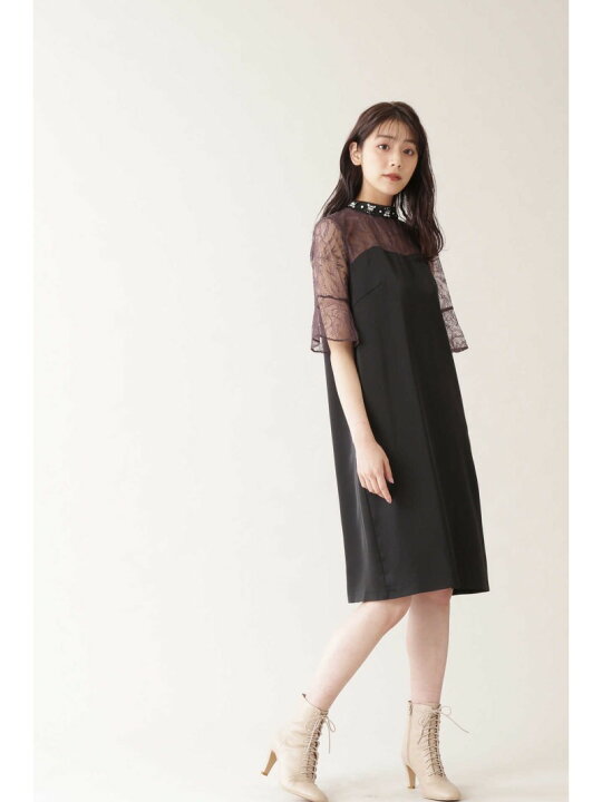 楽天市場】【SALE／30%OFF】サテンビジュードレス JILL by JILL STUART  