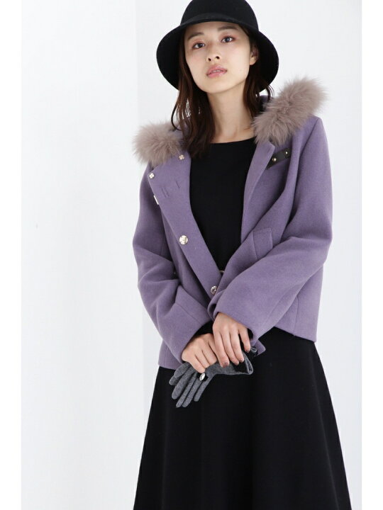 楽天市場】フロッシーモッサショートダッフルコート JILL by JILL  