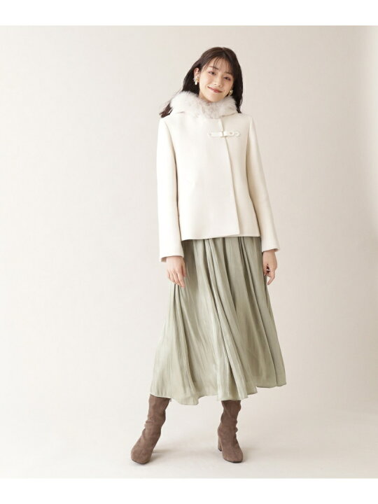 楽天市場】フロッシーモッサショートダッフルコート JILL by JILL 